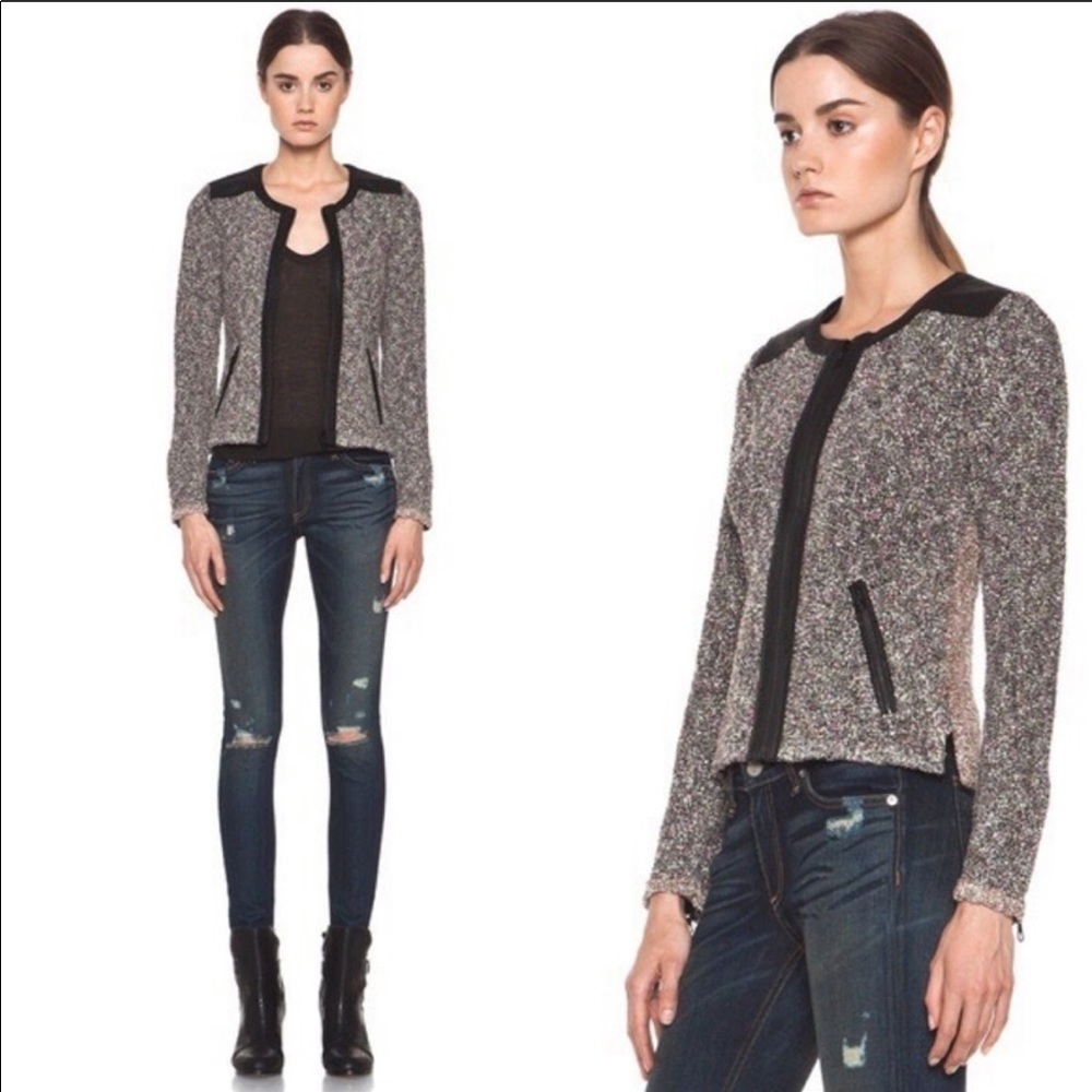 Rag and Bone Lory Tweed Jacket Size S